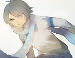  fubuki_shirou inazuma_eleven inazuma_eleven_(series) male male_focus scarf short_hair white_hair 