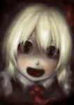  absurdres adesa blonde_hair blush highres open_mouth red_eyes rumia solo touhou 