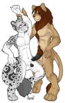  feline gay leopard lion lyenuv male mane nude piercing pubic_tuft sheath snow_leopard 