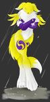  canine cold digimon female fox pav raining renamon shower solo wet 