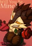  &hearts; bow box_of_chocolates chocolate chocolates claws color dragon earth_elemental elemental fenra flower heart_shaped_box holidays male nude orange_eyes ribbons rock_fenra rose scalie sefeiren solo valentine&#039;s_day valentine's_day will_you_be_mine? 