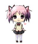  b3 bad_id bad_pixiv_id blush chibi heart kaname_madoka mahou_shoujo_madoka_magica mitakihara_school_uniform open_mouth pink_eyes pink_hair school_uniform short_hair short_twintails smile solo thighhighs twintails 