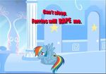  equine female feral friendship_is_magic mammal my_little_pony pegasus rainbow_dash_(mlp) screencap solo unknown_artist wings 