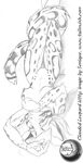  breasts clouded_leopard female nude sketch solo sonique 