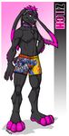  boxers goggles jax_the_bat lagomorph male rabbit solo underwear 