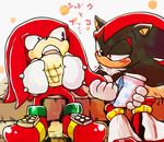  food knuckles_the_echidna sega shadow_the_hedgehog sonic_(series) urahyu 