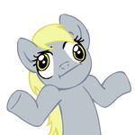  aliasing alpha_channel derp derpy_hooves derpy_hooves_(mlp) equine female feral friendship_is_magic horse mammal my_little_pony plain_background pony reaction_image retarded shrug solo transparent_background unknown_artist 