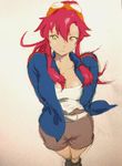  cosplay goggles red_hair simon simon_(cosplay) solo tengen_toppa_gurren_lagann tsukinowa_(pixiv) yellow_eyes yoko_littner 