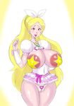  breasts censored character_request cure_rhythm erect_nipples large_breasts minamino_kanade precure pussy suite_precure thong 