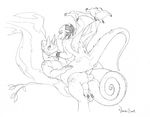 2009 anus balls chameleon dragon female horns lizard male necrodrone outside penetration penis pussy raised_tail scalie sketch straight tail tree vaginal vaginal_penetration wings 