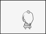  animated animated_gif barrel chibi copyright_request failure fuse greyscale hinata-bokko_(sanpo_fuumi) monochrome solo 