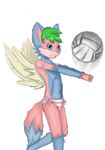 cute hexxy male nipples plain_background ruffy solo tail underwear white_background wings young 
