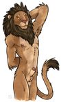  amara_telgemeier feline lion male nude penis piercing sheath solo 