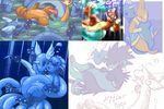  9_6 canine charmander charmeleon dragonair dratini female feral feral_on_feral floatzel fox kitsune luxray male multiple_tails pok&eacute;mon pussy rape sex straight tail vaginal vulpix 