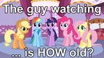  applejack_(mlp) equine fluttershy_(mlp) friendship_is_magic group horse image_macro my_little_pony pegasus pinkie_pie_(mlp) pony rainbow_dash_(mlp) twilight_sparkle_(mlp) unfilterable unicorn 