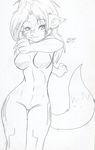  amp_suit canine female form_fitting kilika sketch skidd solo stretch wide_hips 