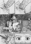  animal breasts canine comic deflowering female feral force forced forest greyscale human human_on_feral hymen interspecies loki loki_(artist) lying male mammal missionary_position monochrome on_back penetration pussy rape sex straight tree vaginal vaginal_penetration virgin wood zoo 