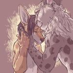  canine couple duo feline female finalflight fox intimate leopard male mammal nude size_difference snow_leopard touching 