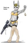  female gun lagomorph mac-11 rabbit rei_vegan solo weapon 