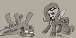  dead_face equine eyewear female feral fluttershy_(mlp) friendship_is_magic goggles horse mammal monochrome my_little_pony pegasus pony rainbow_dash_(mlp) shock shocked skinsuit uniform unknown_artist wings wonderbolts_(mlp) 