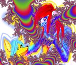  canine eyefuck fractal jambii rainbow what 
