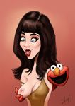  elmo greasystreet katy_perry sesame_street tagme 