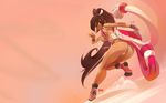  ass king_of_fighters kof long_hair mai panties shiranui_mai sideboob the_king_of_fighters underwear 