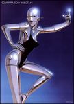  bikini female hajime_sorayama robot sassy shiny skimpy solo technophilia 