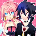  blue_eyes disgaea disgaea_4 makai_senki_disgaea_4 pink_hair red_eyes valbatose valvatorez_(disgaea) volcano_(disgaea) vulcanus_(disgaea_4) wings 