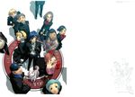  6+boys absurdres aegis_(persona) andre_roland_jean_gerard android animal aqua_hair black_hair blonde_hair blue_eyes blue_hair bow brown_eyes brown_hair digital_media_player dog everyone fushimi_chihiro glasses hair_over_one_eye hat headphones highres iori_junpei koromaru long_hair miyamoto_kazushi multiple_boys multiple_girls nishiwaki_yuuko persona persona_3 red_eyes ribbon scan school_uniform smile soejima_shigenori suemitsu_nozomi takeba_yukari tomochika_kenji yamagishi_fuuka yuuki_makoto 