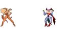  animated animated_gif capcom gif lilith_aensland lowres morrigan_aensland pixel_art sprite vampire_(game) 