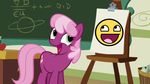  apple awesome awesome_face blush cheerilee_(mlp) equine female feral friendship_is_magic fruit fur hair horse mammal meme my_little_pony open_smile pony portrait pride_and_prejudice purple purple_eyes purple_fur purple_hair solo trash unknown_artist 