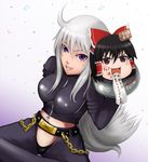  belt female gloves m.u.g.e.n mugen_(game) sula touhou white_hair 