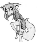  canine female fox panties shon_howell sketch solo underwear undressing 