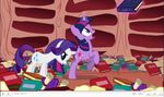  equine female friendship_is_magic horns horse my_little_pony pony purple purple_hair rarity_(mlp) twilight_sparkle_(mlp) unicorn 
