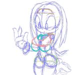  echidna female hair headband mobian sketch solo sonic_(series) standing t03nemesis tail tikal_the_echidna 