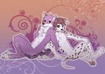  canine couple dalmatian dog husky j_c jamie jc male mammal multi-colored_body pkay purple purple_background sitting tongue tongue_out 