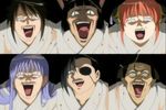  creepy female gintama girl kagura kagura_(gintama) lowres mature otose rape_face sarutobe_ayane sarutobi_ayame shimura_otae shimura_tae smile what 