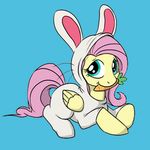  carrot ears equine fluttershy_(mlp) friendship_is_magic horse looking_at_viewer my_little_pony pegasus pony suit 