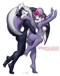  1boy 1girl adult anal artist_name ass_juice breasts cum dr_comet fifi_la_fume fifi_le_fume furry highres looney_tunes loony_toons nipples no_humans nude older penis pepe_le_pew sex skunk skunkgirl tail tail_wrap tiny_toon_adventures 