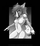  bodysuit canine cleavage female form_fitting luna-v skinsuit solo stripey 