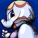  animal_crossing blue_eyes doubutsu_no_mori elephant lowres margie nintendo 