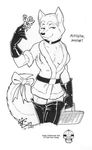  basket canine dog female gloves husky loupgarou mistletoe solo tail_bow 