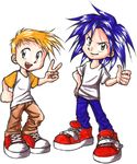  canine couple fox hedgehog human humanized male miles_prower mobian sonic_(series) sonic_the_hedgehog unknown_artist 