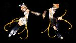  blonde_hair headphones kagamine_len kagamine_rin len_append rin_append vocaloid 