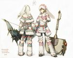  armor bow_(weapon) gloves grin hammer hat heart huge_weapon lagombi_(armor) monster_hunter monster_hunter_portable_3rd smile tsujisaki_(coa3) weapon 