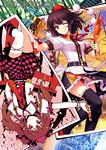  :p bad_id bad_pixiv_id black_hair black_legwear brown_hair camera cellphone cellphone_camera checkered checkered_skirt collaboration fan hat himekaidou_hatate ideolo long_hair multiple_girls neck_ribbon necktie one_eye_closed phone pointy_ears red_eyes ribbon rotational_symmetry sayori shameimaru_aya short_hair skirt thighhighs tokin_hat tongue tongue_out touhou twintails upside-down 