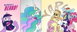  applejack_(mlp) beard equine fluttershy_(mlp) friendship_is_magic horse my_little_pony pegacorn pegasus pinkie_pie_(mlp) pony princess_celestia_(mlp) rainbow_dash_(mlp) rarity_(mlp) twilight_sparkle_(mlp) unicorn 