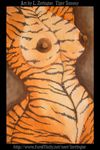  breasts feline female lzeringue nude orange solo tiger torso 