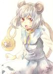  animal_ears basket mouse mouse_ears nazrin solo tail tomobe_kinuko touhou 